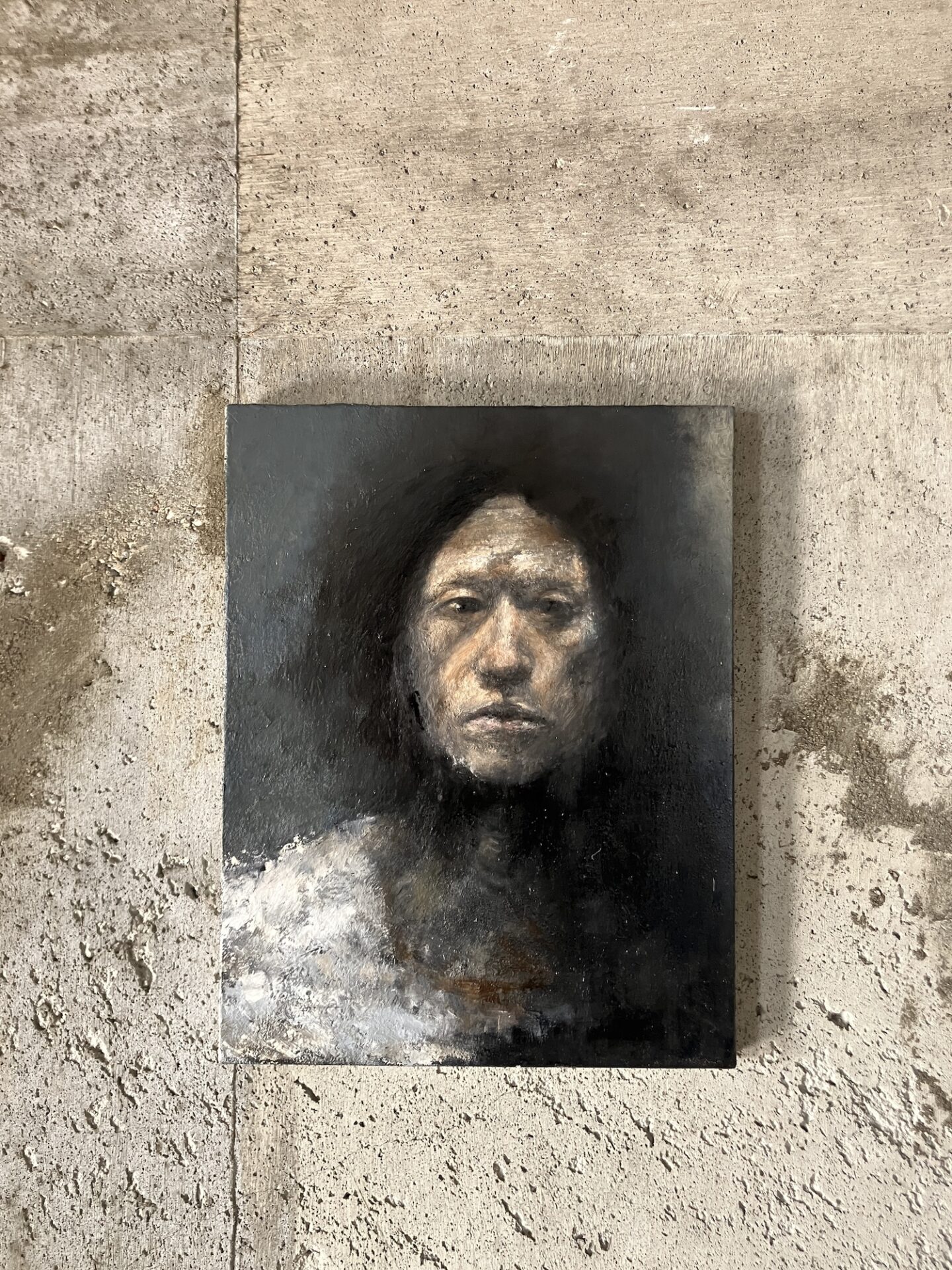 38ans – Self portrait – 】 - 絵画構築 - Painting analysis -